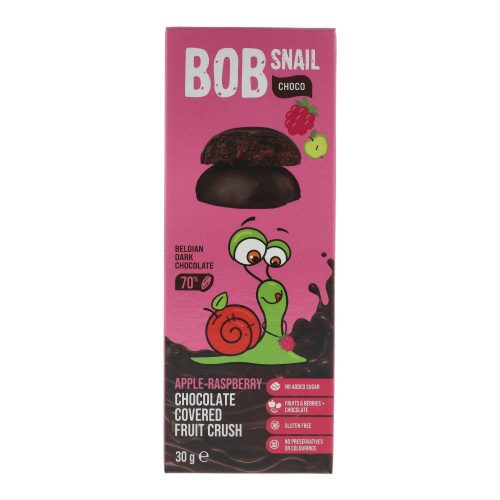 Bob snail étcsok.gyüm.snack alma-málna