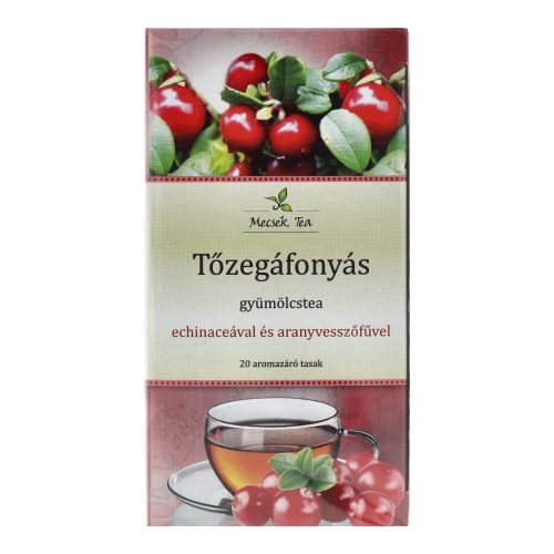 Mecsek tőzegáfonyás gyümölcstea filteres