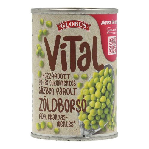 Globus vital zöldborsó 100g