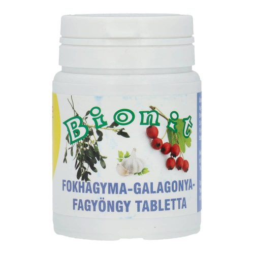 Bionit fokhagyma-galagonya fagyöngy 150 db