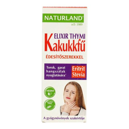 Naturland kakukkfű szirup cukorment.