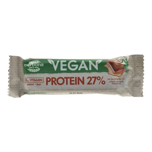 Cerbona vegán proteinszelet sós karamell