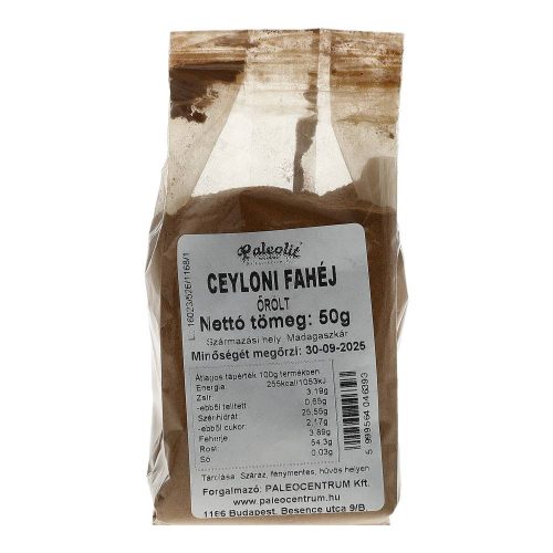 Paleolit ceyloni fahéj őrölt 50g
