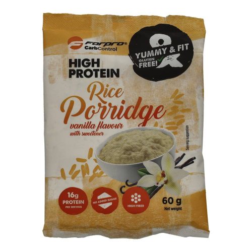 Forpro proteinrizskása vanília gluténmentes cukormentes