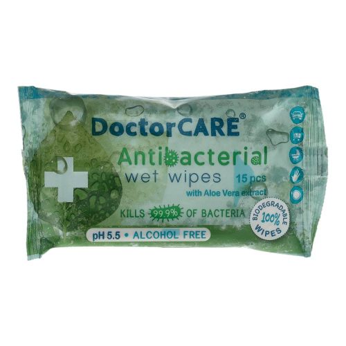 Doctor care nedves törlőkendő lebomló