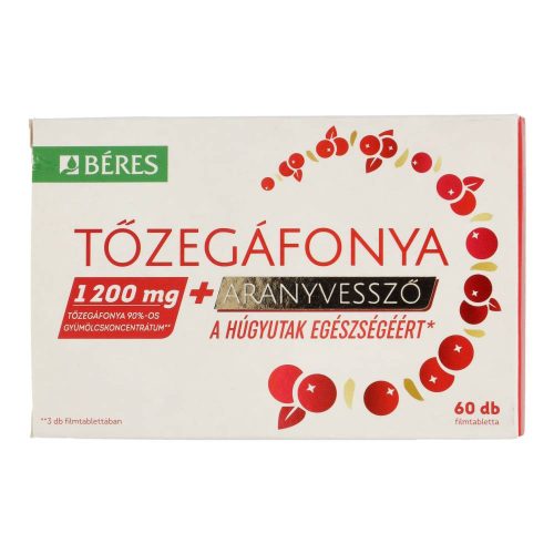 Béres tőzegáfonya+aranyvessző tabl. 60 db