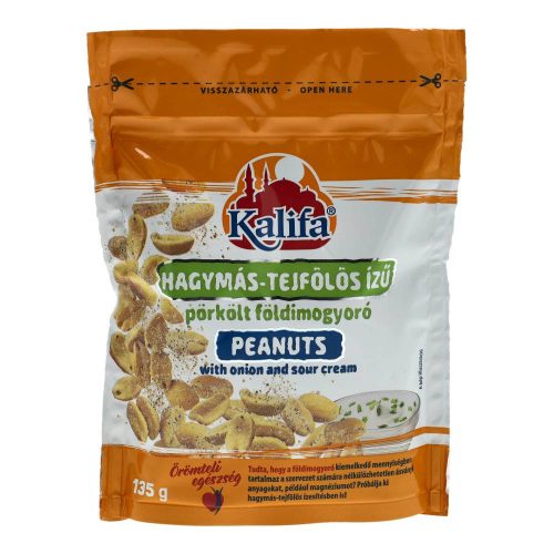 Kalifa földimogyoró hagym.-tejfölös 135g