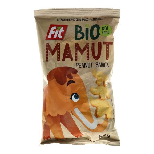 Fit bio mamut snack mogyorós 50g, gluténmentes