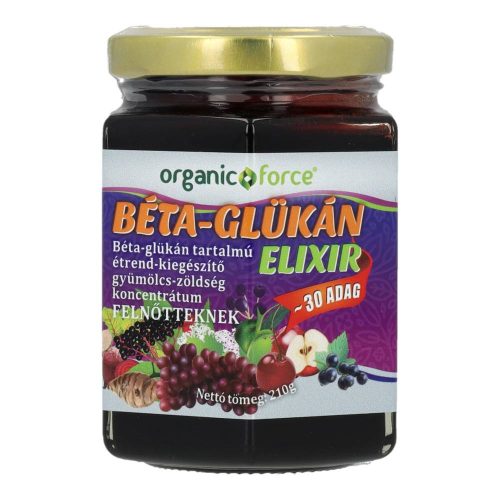 Organic f. Béta-glükán elixír gyümölcsös