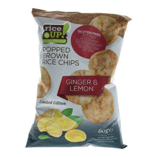 Rice up barnarizs chips gyömbér-citrom