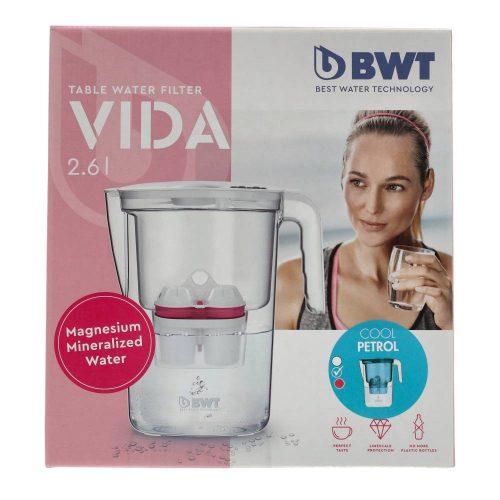 BWT Vida vízszűrő kancsó petrol, 2.6 liter