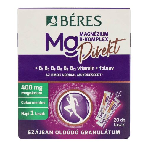 Béres magnézium b-komplex granul. 20 db