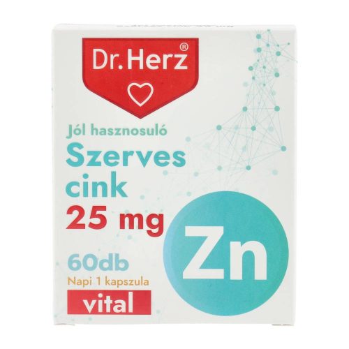 Dr. Herz szerves cink 25mg kapszula 60 db