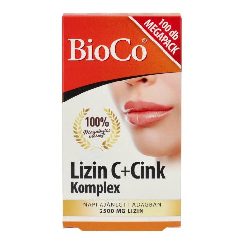 Bioco lizin c+cink komplex megapack100 db