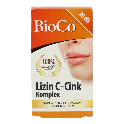 Bioco lizin c+cink komplex 30 db