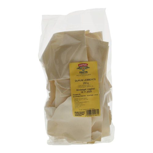 Patkó durum lebbencs tészta 250g