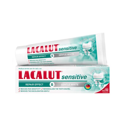 Lacalut fogkrém sensitive rem&white 75 ml