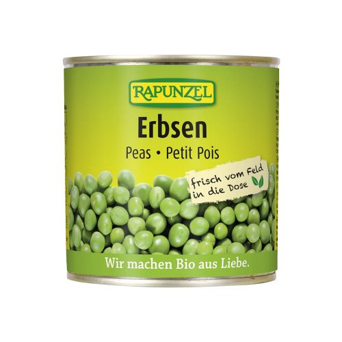 Rapunzel bio zöldborsó lében 340g