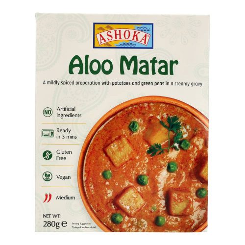 Ashoka aloo matar vegán készétel