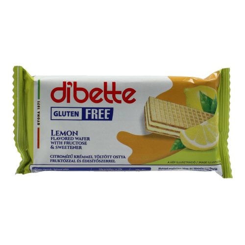 Dibette ostya fruktózzal citrom gluténmentes 50g