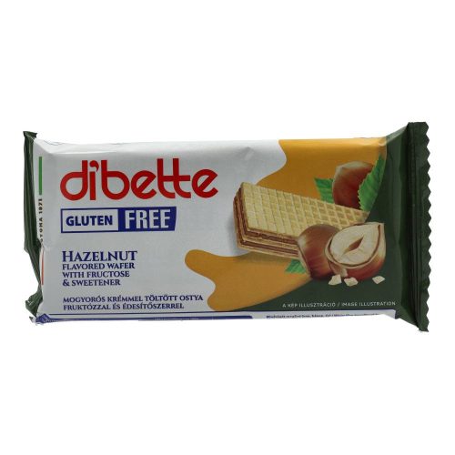 Dibette ostya fruktózzal mogyoró gluténmentes 50g