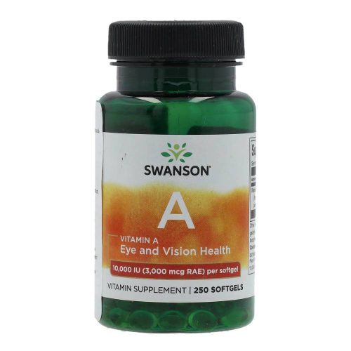 Swanson a-vitamin kapszula 250db