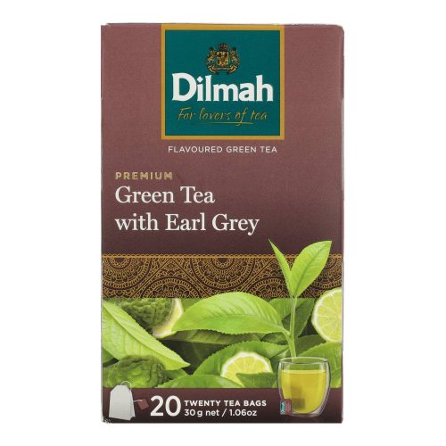 Dilmah zöld tea earl grey 20db