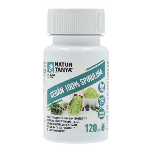 Natur tanya vegán 100% spirulina 120 db