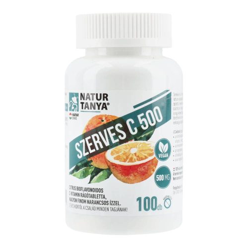 Natur tanya szerves c-vit 500 100 db