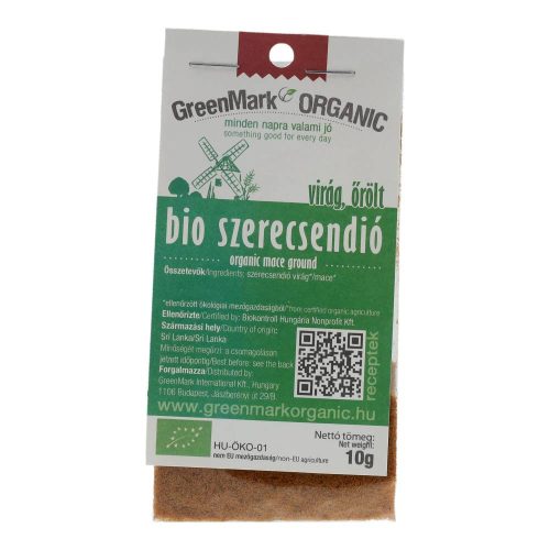 Greenmark bio szerecsendió, őrölt 10g