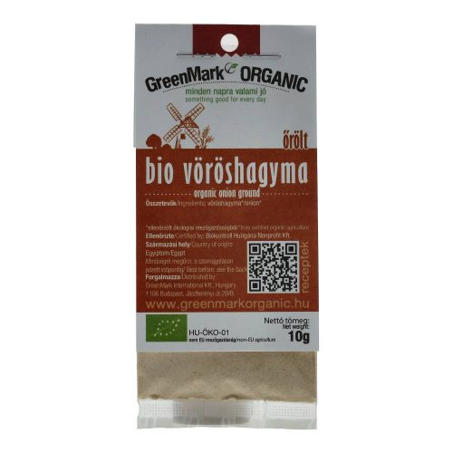 Greenmark bio vöröshagyma, őrölt 10g