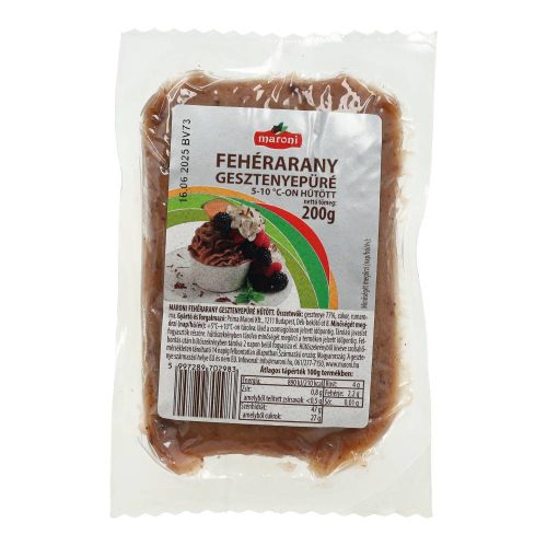 Maroni gesztenyepüré fehérarany