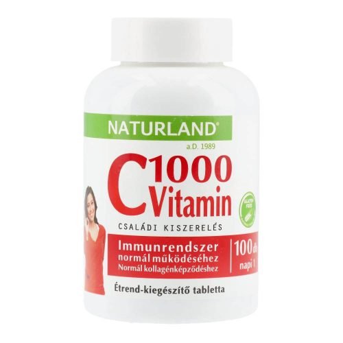 Naturland c-vitamin 1000mg 100 db