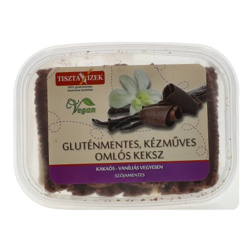 Tiszta ízek kakaó-vanília keksz gluténmentes 180g