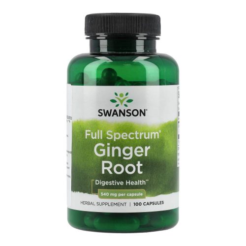 Swanson ginger root gyömbér kapszula
