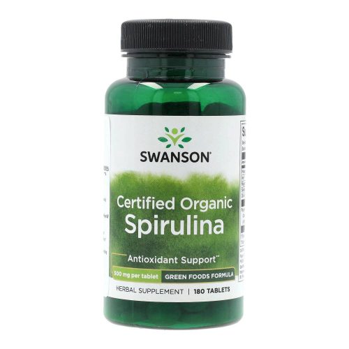 Swanson spirulina alga tabletta 180 db