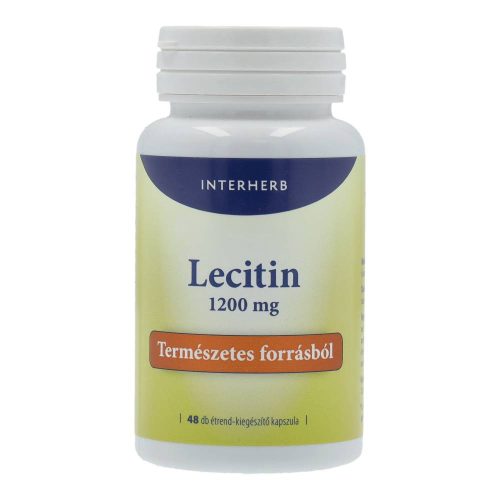 Interherb lecitin 1200mg lágyzs.kapszula 
