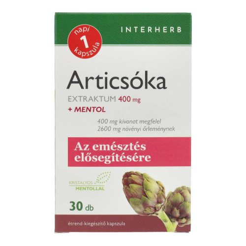 Interherb napi1 articsóka extr.kap. 30 db