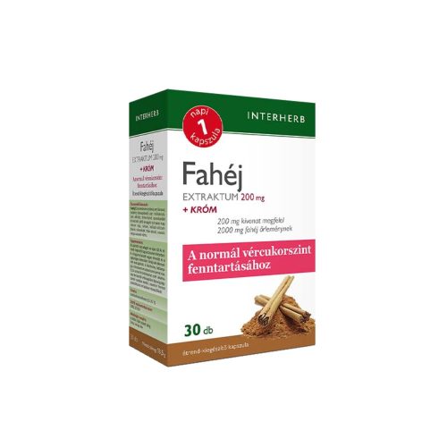Interherb napi1 fahéj extr.200mg kapszula 