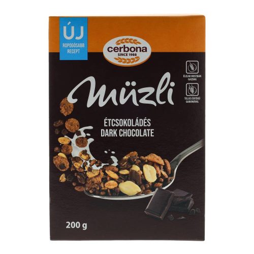 Cerbona müzli étcsokoládés