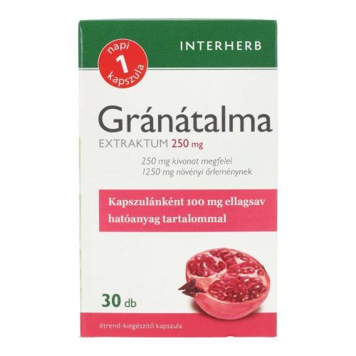 Interherb napi1 gránátalma extr. kapszula 