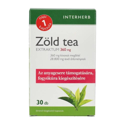 Interherb napi1 zöld tea extr.kapszula 