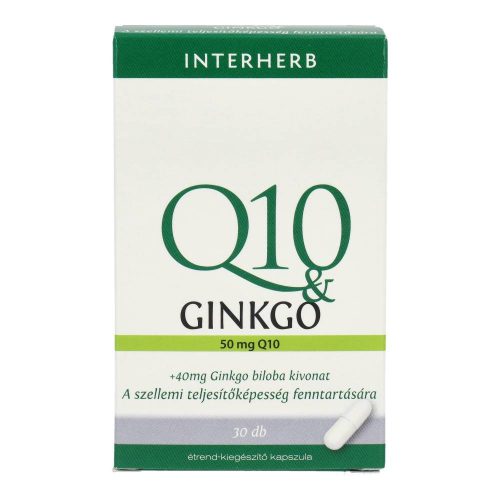 Interherb q10 & ginkgo kapszula