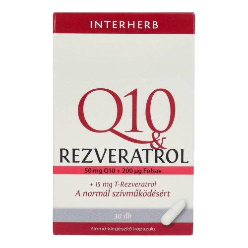 Interherb q10 & rezveratrol kapszula