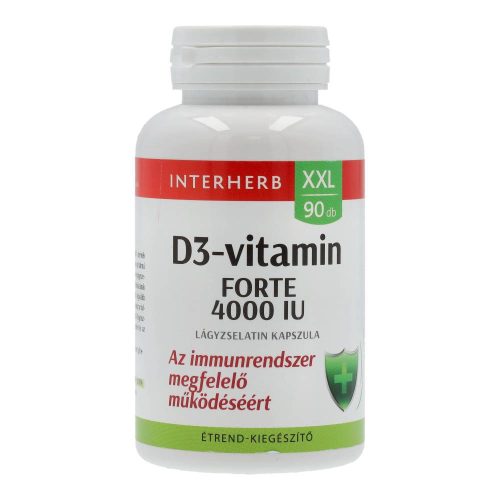 Interherb xxl d3-vit.forte 4000iu kapszula 