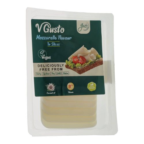 Gusto vegan készítmény mozzarella ízű szel