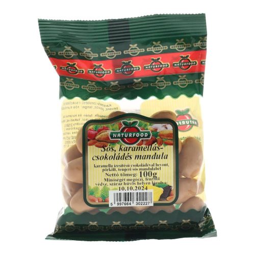 Naturfood sós karamell.-csokol. Mandula