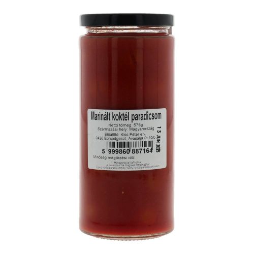 Gesztencia marinált koktélparadicsom