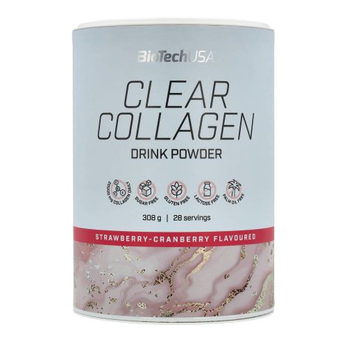 BioTechUSA Clear Collagen Professional, eper-vörösáfonya italpor