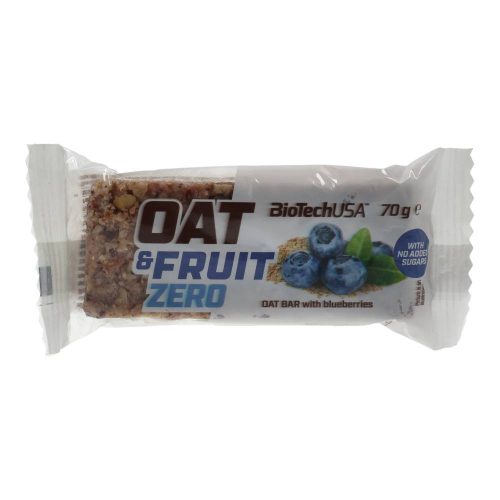 Biotech oat&fruits zero szelet áfonyás
